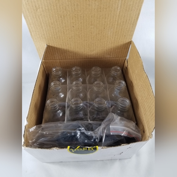 Vivaplex 2 Ounce Clear Dropper Bottle Set of 12 - Picture 3 of 11